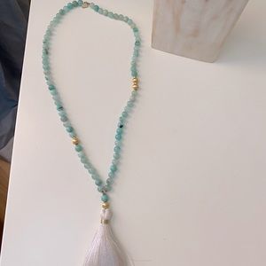 Beaded turquoise necklace